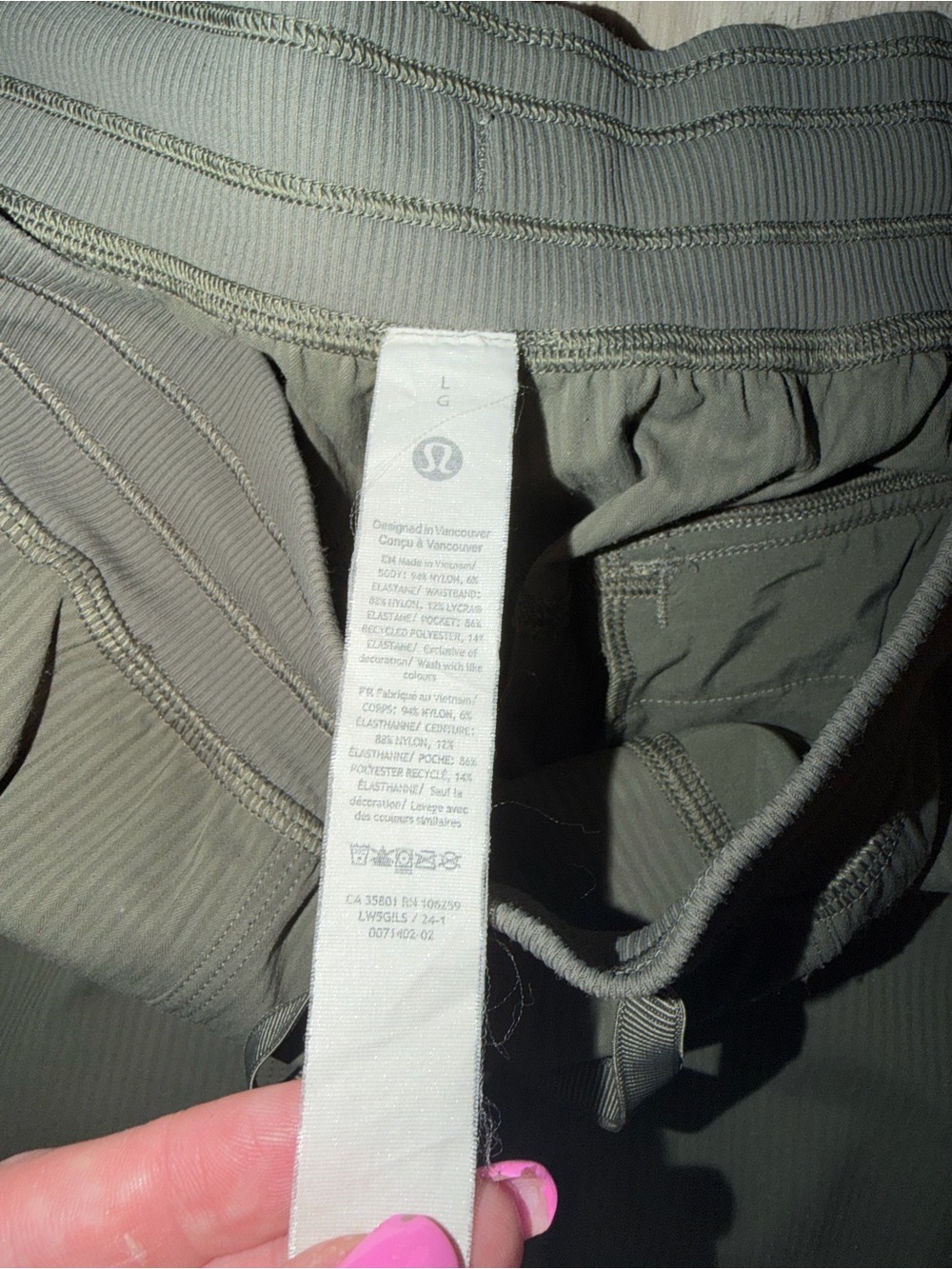 Women’s Lululemon Dance Studio Relaxed-Fit Mid-Rise Cargo Pant - Size Large - Picture 4 of 7